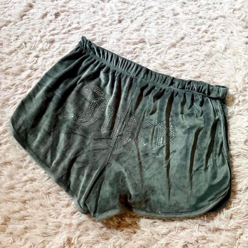 Juicy Couture Velvet McBling Y2K Casual Sleepwear Cozy Comfort Shorts Womens L
